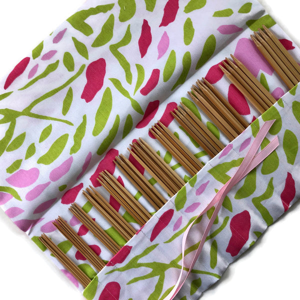 Double Point Needle Six OR Twelve Pocket Roll Up Anne Selke Fabric