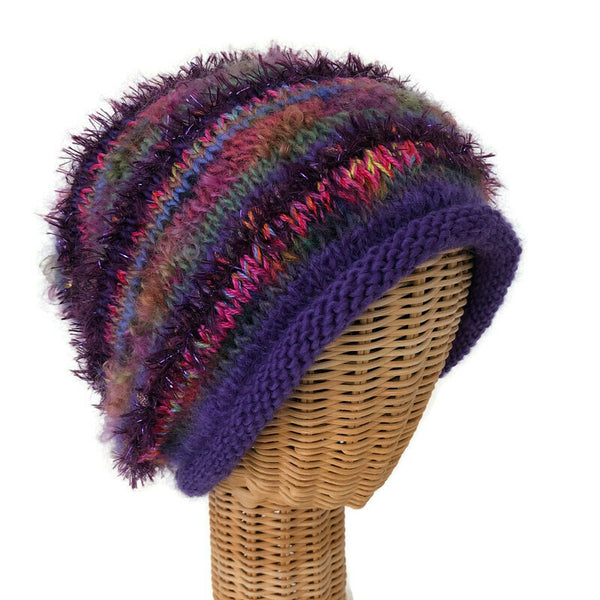 Slouchy Hat Purple FUSION