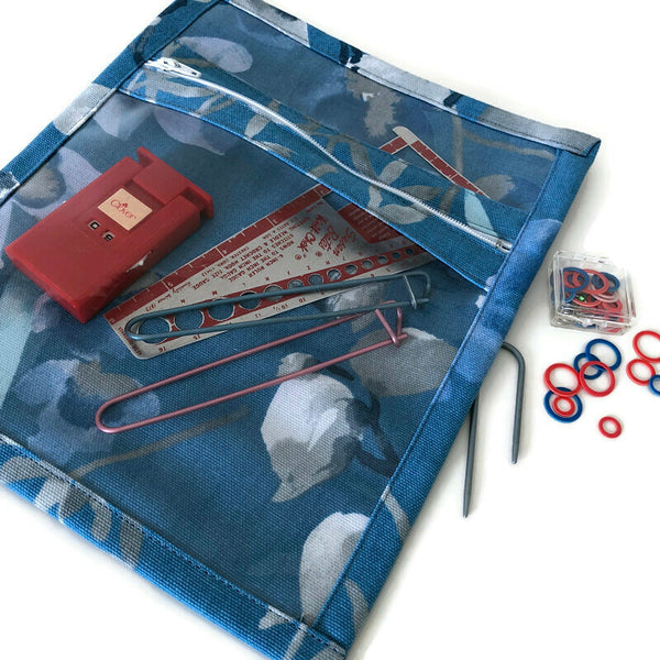 Accessory Bag Blue Floral