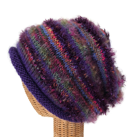 Slouchy Hat Purple FUSION