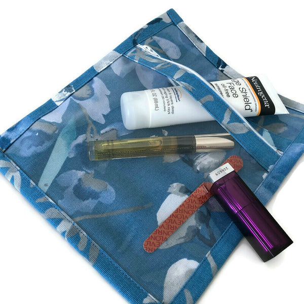 Accessory Bag Blue Floral
