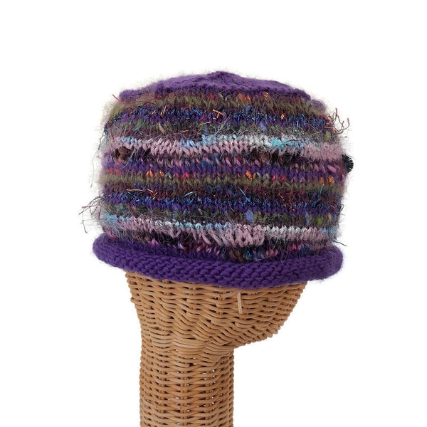 Beanie Cloche Purple FUSION