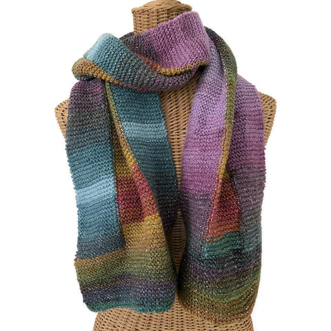 Multi Color Metallic Scarf