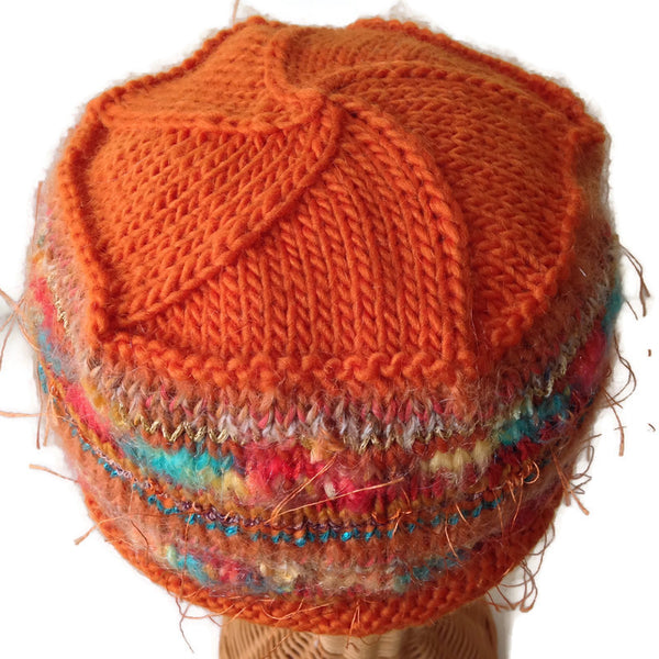 Beanie Cloche Orange FUSION - Buttermilk Cottage