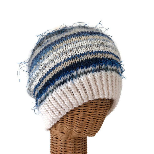 Stocking Hat Blue & White FUSION