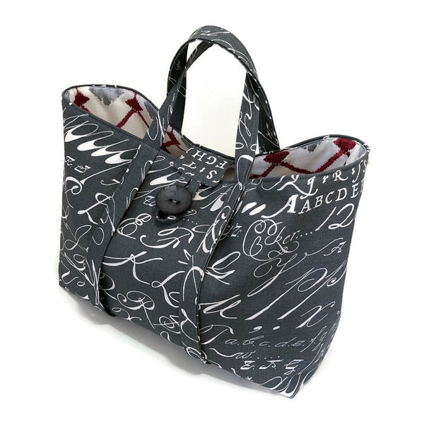Alphabet Motif Large Bag