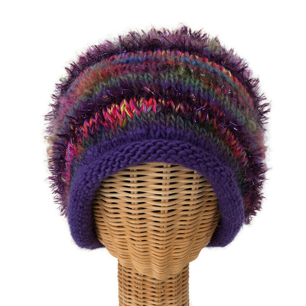 Slouchy Hat Purple FUSION