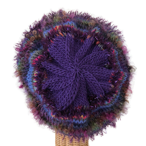 Slouchy Hat Purple FUSION