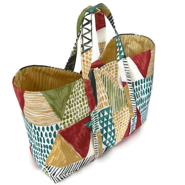 Large Knitting Bag Outdoor Fabric