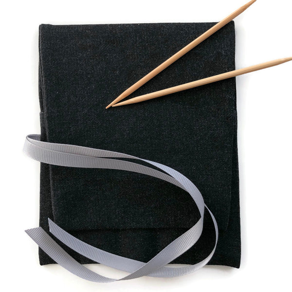 Sock Knitter's Needle Set Black Denim