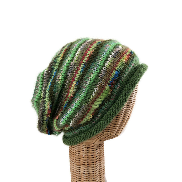 Green slouchy hat