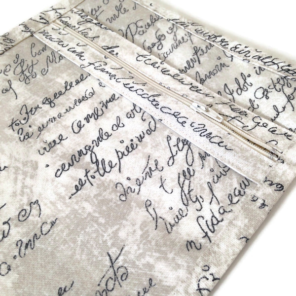 Accessory Bag Faux Script