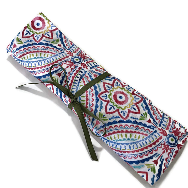 Straight Knitting Needle Case Graphic Print