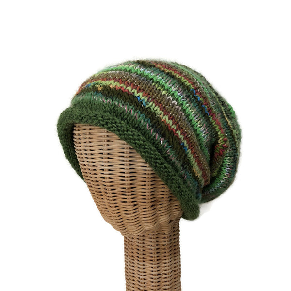Green slouchy hat