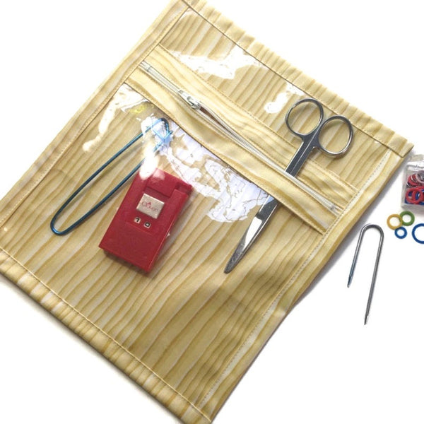 The Shoulder Knitting Bag Bold Graphic Outdoor Fabric