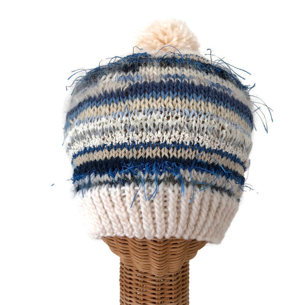 Stocking Hat Blue & White FUSION