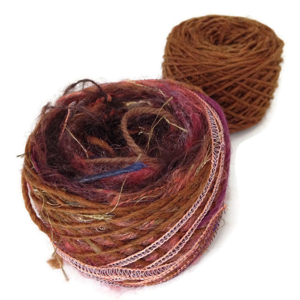 Brown FUSION Slouchy Hat Kit - Buttermilk Cottage