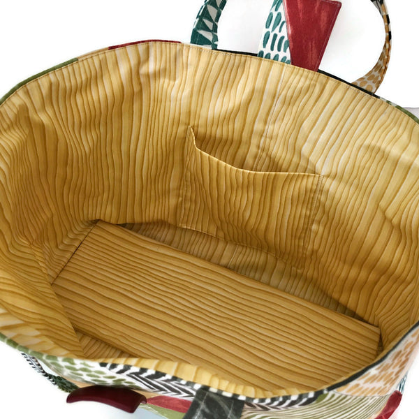 Large Knitting Bag Outdoor Fabric