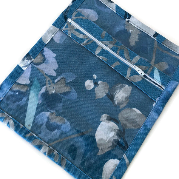Accessory Bag Blue Floral