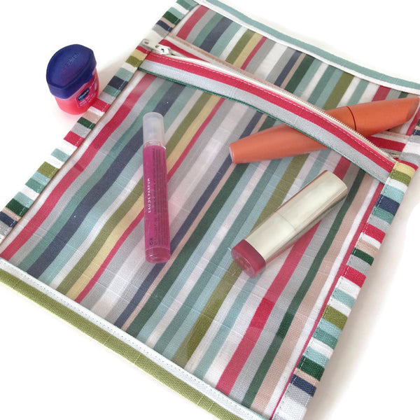 Accessory Bag Stripe Fabric