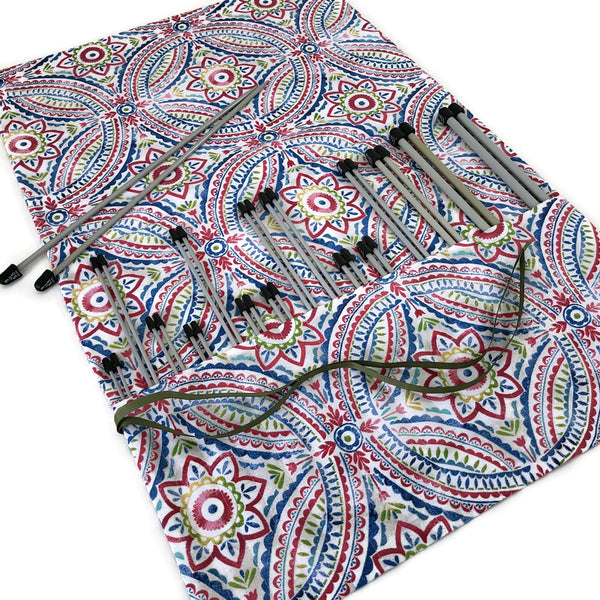 Straight Knitting Needle Case Graphic Print