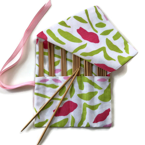 Double Point Needle Six OR Twelve Pocket Roll Up Anne Selke Fabric