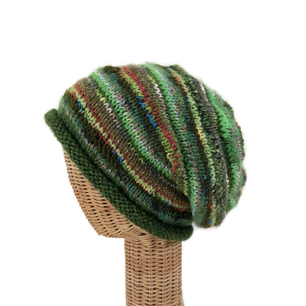 Green slouchy hat