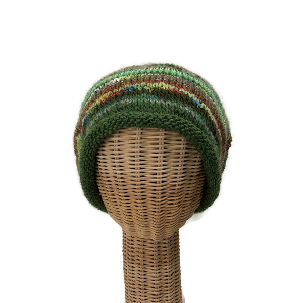 Green slouchy hat