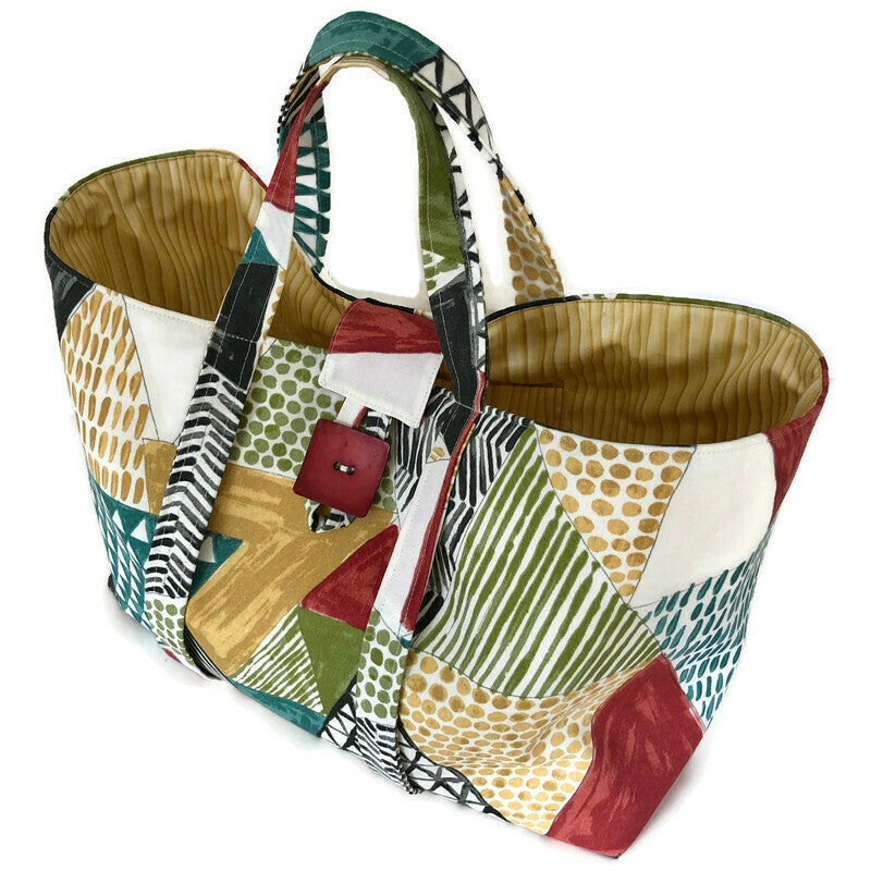 Large Knitting Bag Outdoor Fabric