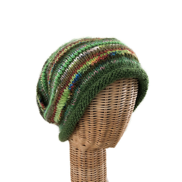 Green slouchy hat