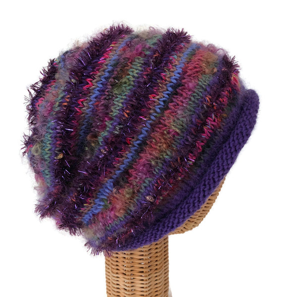 Slouchy Hat Purple FUSION