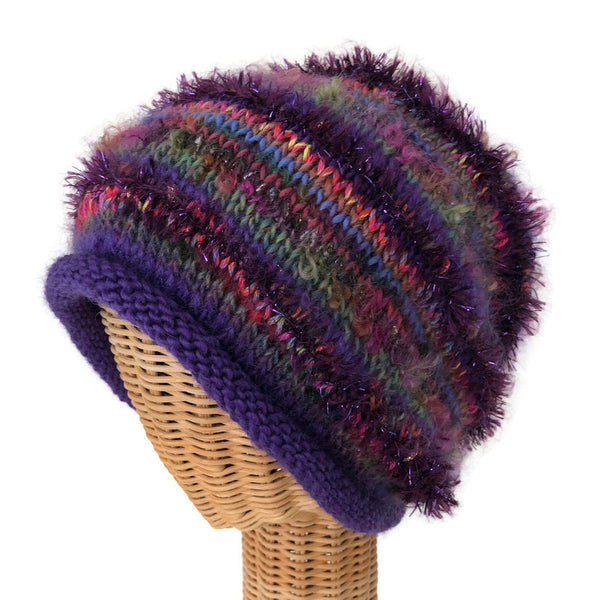 Slouchy Hat Purple FUSION