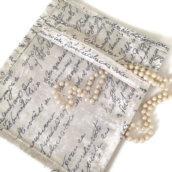 Accessory Bag Faux Script