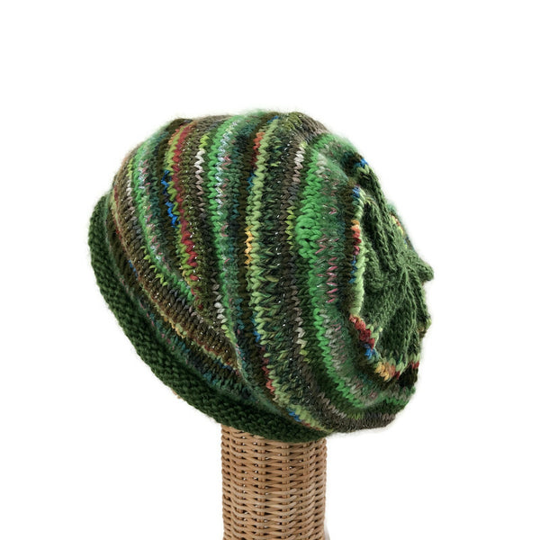 Green slouchy hat