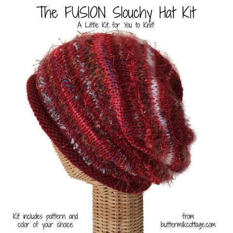 FUSION Slouchy Hat Kit Your Choice of Colors