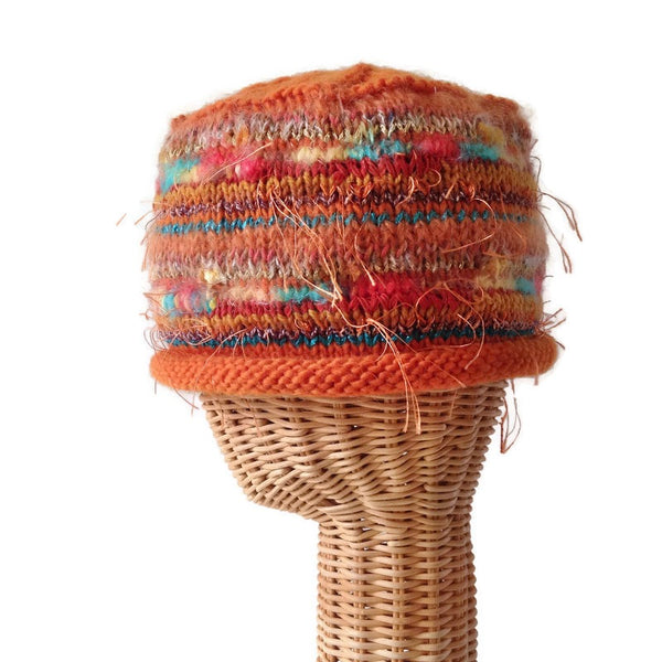 Beanie Cloche Orange FUSION - Buttermilk Cottage