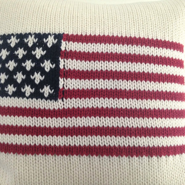 Sweater Pillow Americana Flag