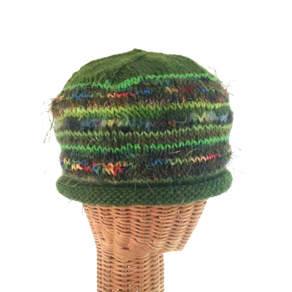 Beanie Cloche Green FUSION