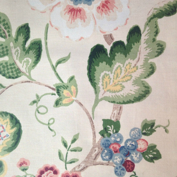 15 Pocket Straight Needle Roll Up Case Rose Floral