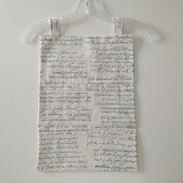 Hanging DPN Organizer Handwriting Print