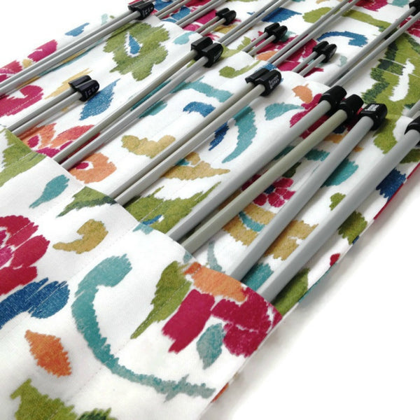Hanging Organizer Straight Needles 10 and/or 14-Inch Floral
