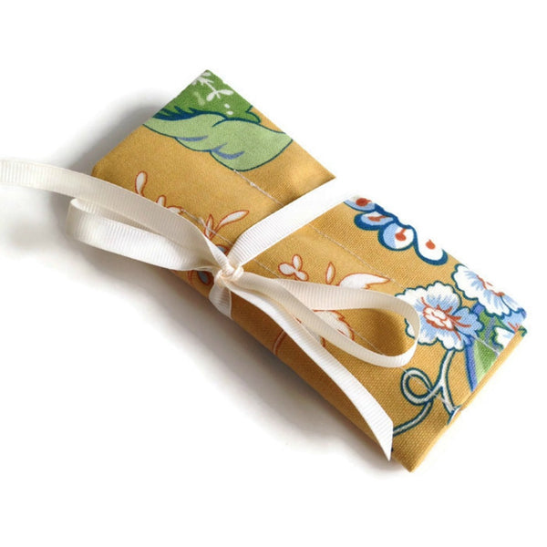 Sock Knitter's Needle Set Yellow Floral