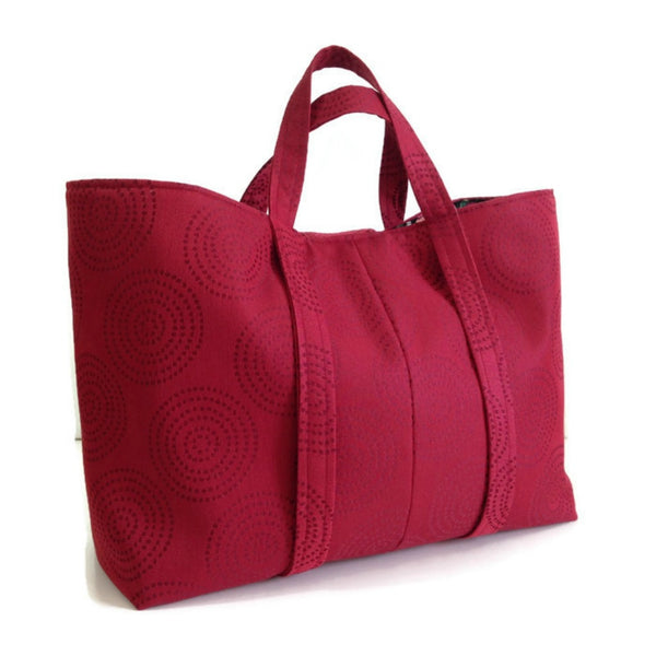 The Large Knitting Bag Red