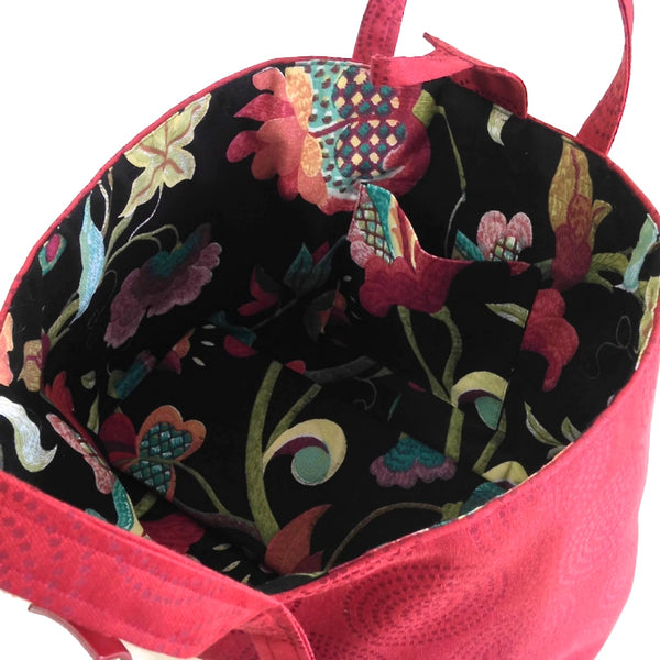 The Large Knitting Bag Red