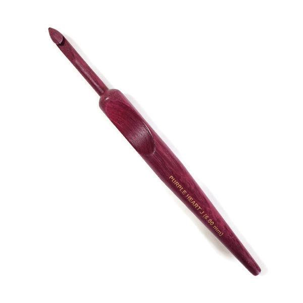 Tools Crochet Hook Size J and/or M Purple Heart Wood