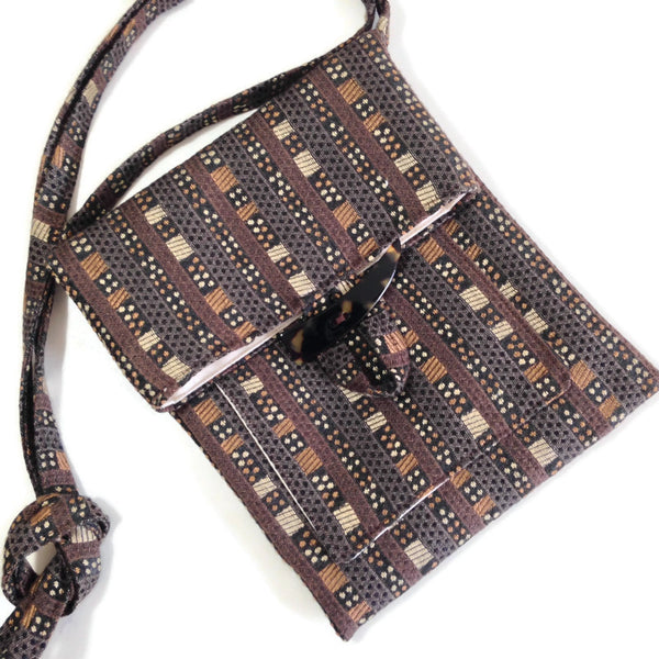 Tag Along Bag Brown Graphic