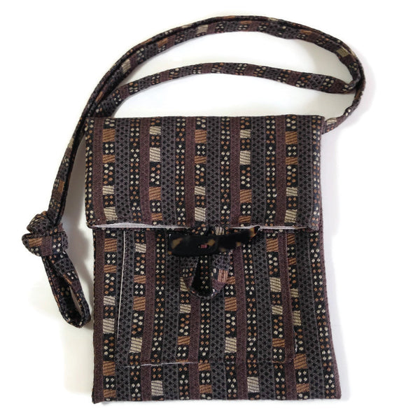 Tag Along Bag Brown Graphic