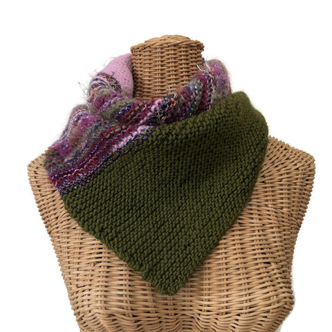 Bias Knit Cowl