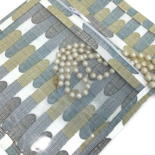 Accessory Bag Geometric Print