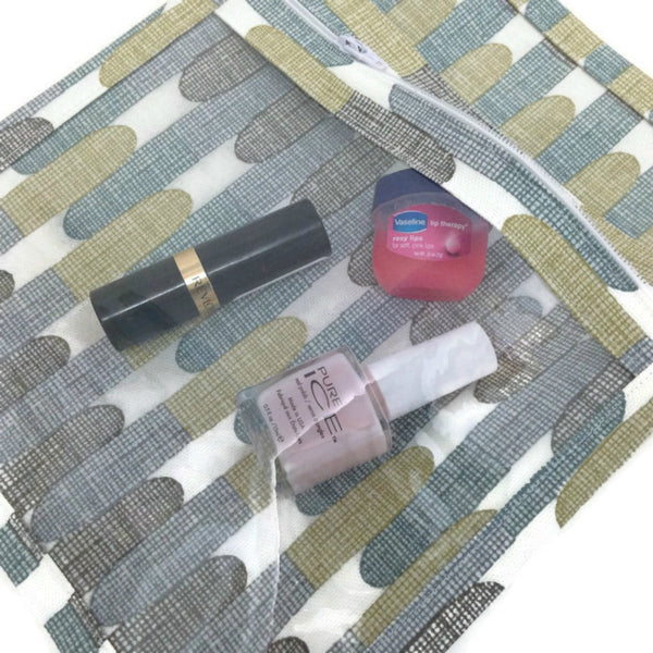 Accessory Bag Geometric Print